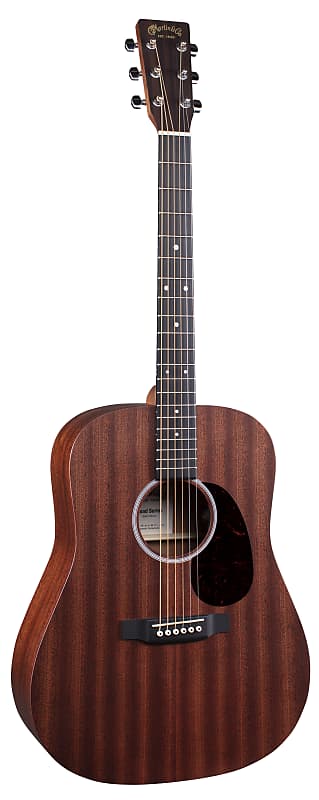 Акустическая гитара Martin Guitars D-10E Acoustic Electric Guitar, Sapele Mahogany Top, Natural