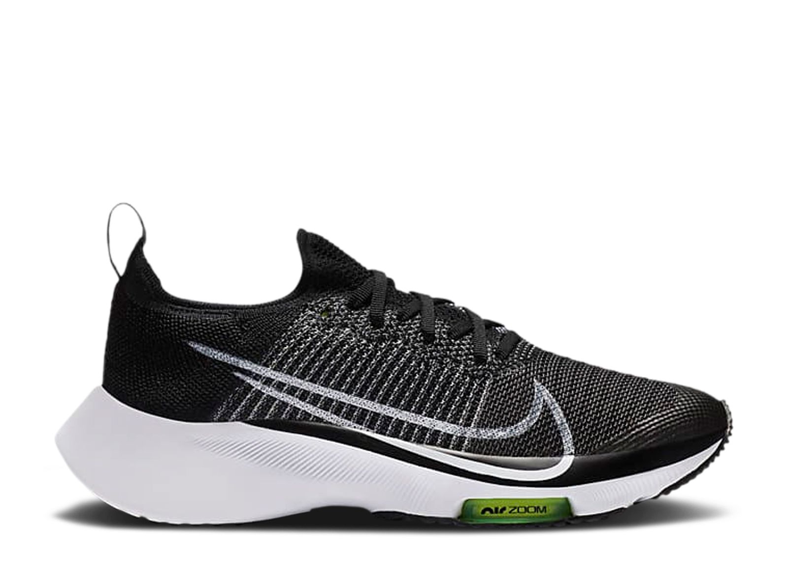 Кроссовки Nike Air Zoom Tempo Flyknit Gs 'Black White Volt', черный