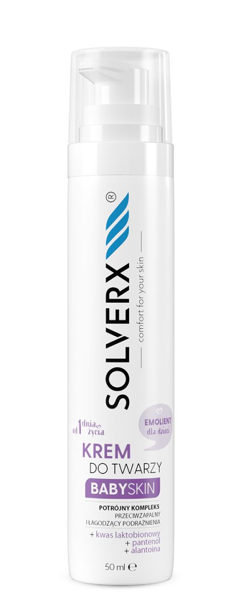 Крем для лица детский Solverx Baby Skin, 50 мл