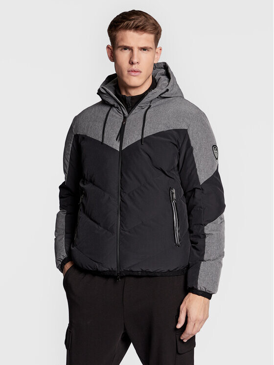 

Пуховик стандартного кроя Ea7 Emporio Armani, черный