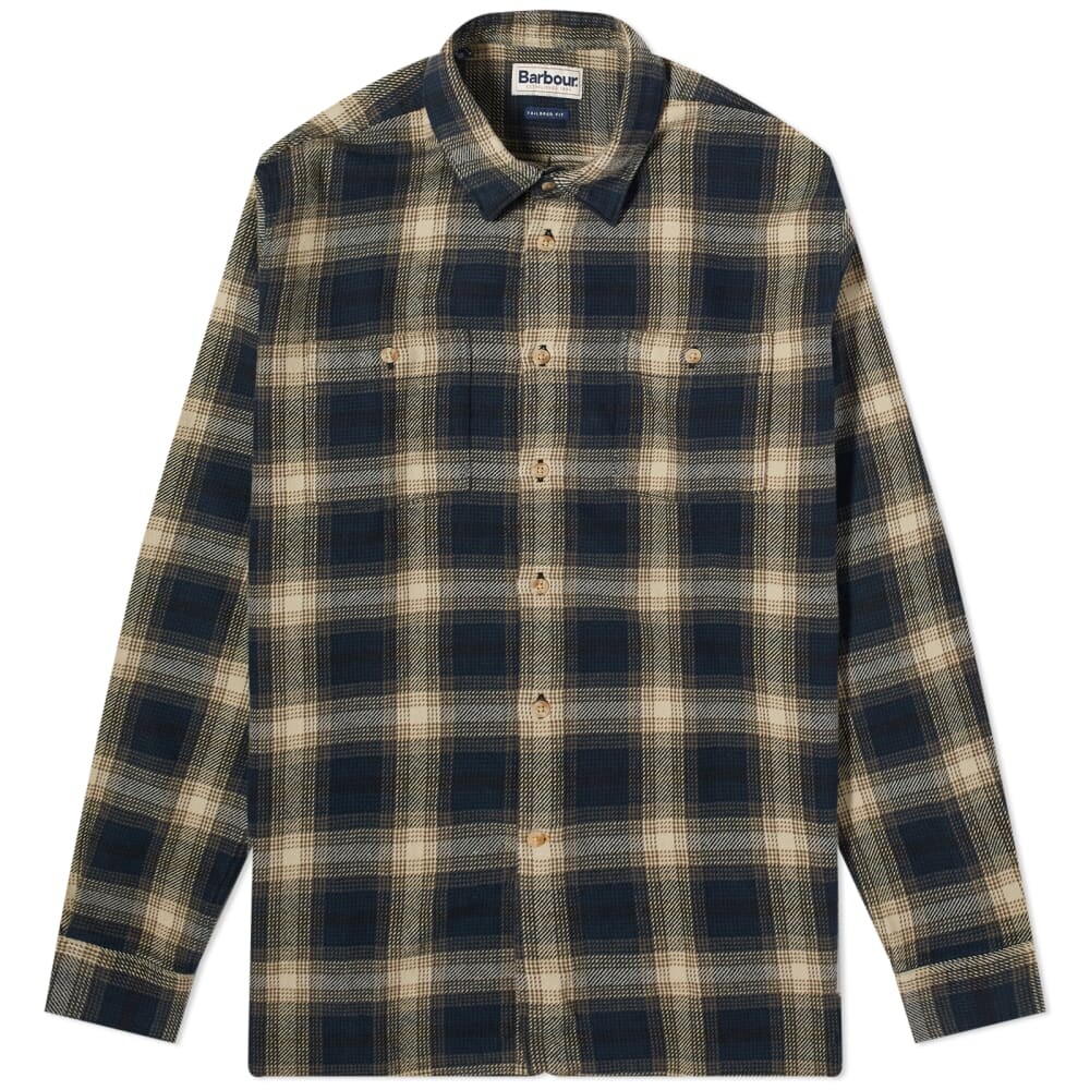 

Рубашка в клетку Barbour Zealand, черный