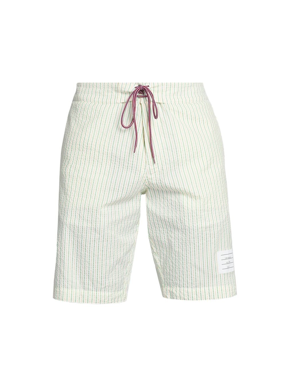 

Шорты для плавания из сирсакера Thom Browne, зеленый
