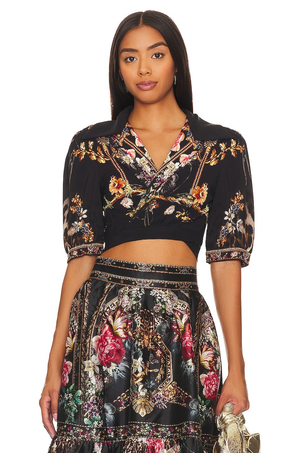 

Топ Camilla Tie Front Cropped, цвет A NIGHT AT THE OPERA