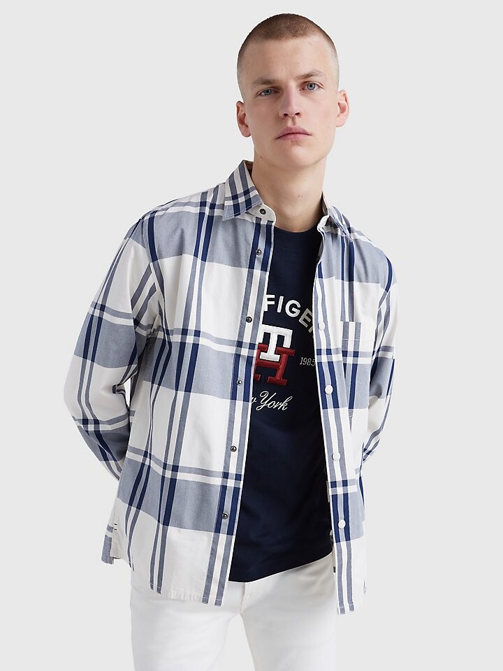 

Повседневная рубашка в клетку Tommy Hilfiger
