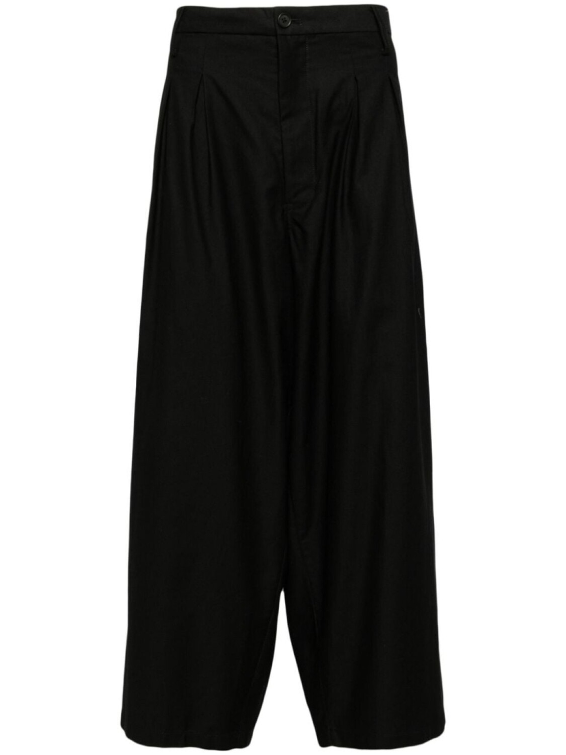 

Yohji Yamamoto брюки Standard 12Tucks, черный