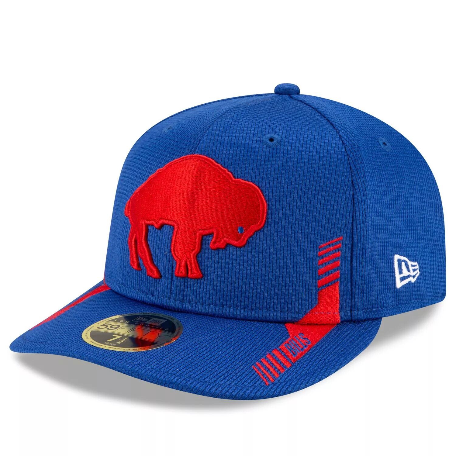 

Мужская бейсболка New Era Royal Buffalo Bills 2021 NFL Sideline Home Historic Low Profile 59FIFTY приталенная шляпа