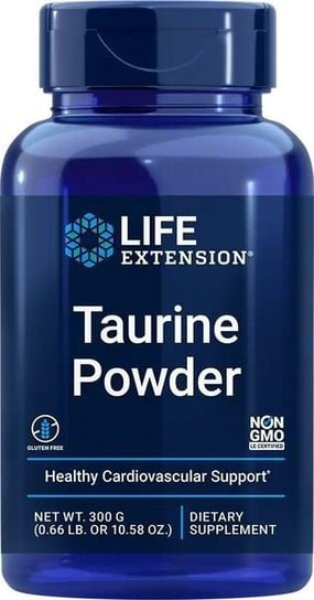 Life Extension, Порошок таурина, 300 г life extension tmg порошок триметилглицин 50 г 1 76 унции