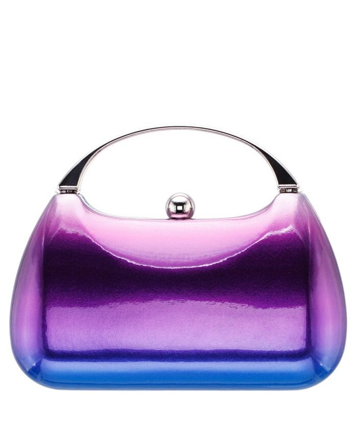 

Женская сумка с металлической ручкой Ombre Minaudiere Nina, цвет Blue Ombre