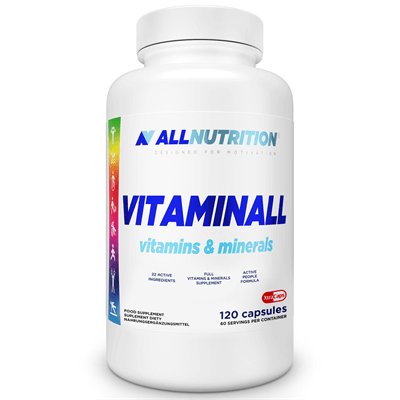 цена Allnutrition, vitaminall Витамины и минералы 120 Капсул