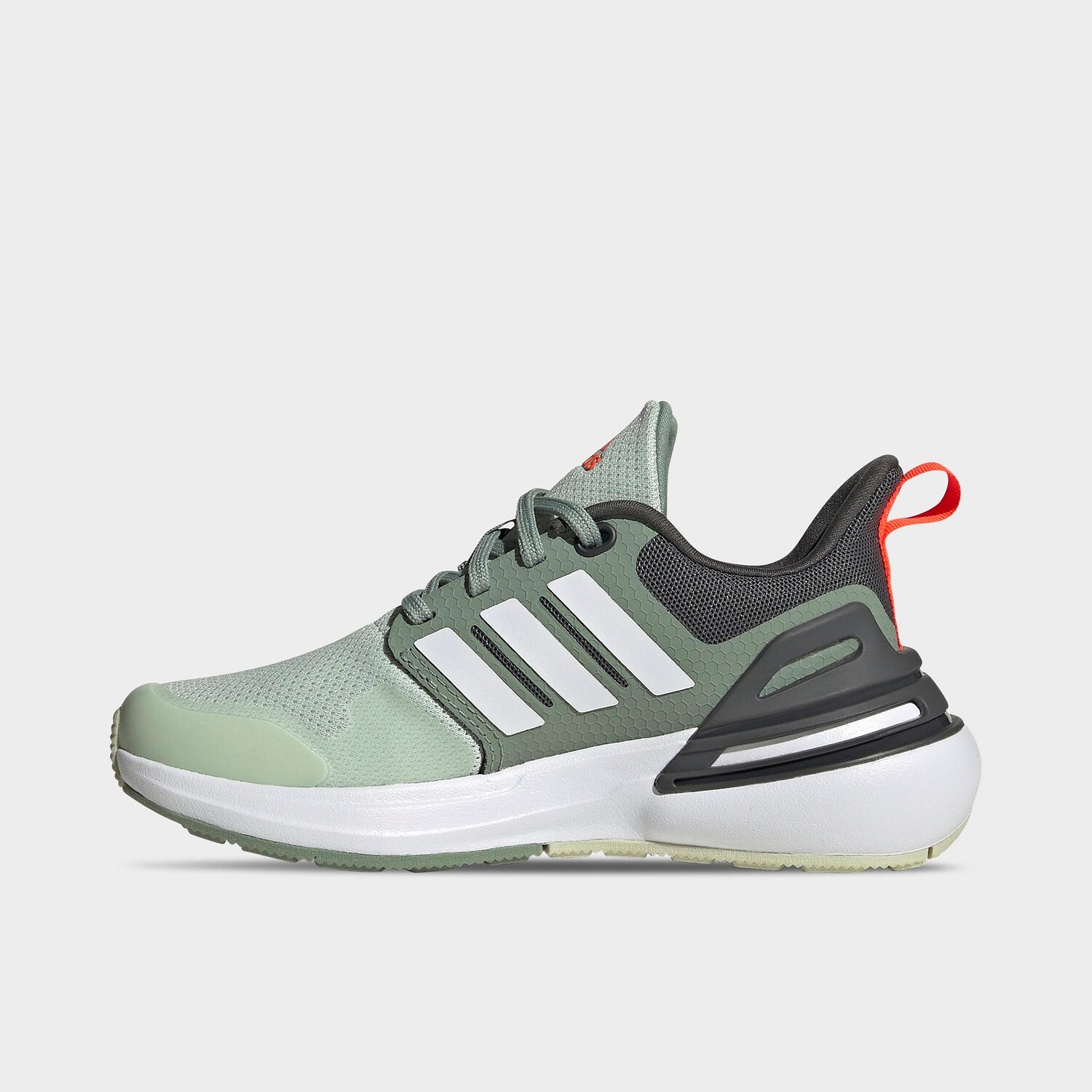 

Спортивная кружевная повседневная обувь adidas RapidaSport Bounce для маленьких детей, зеленый