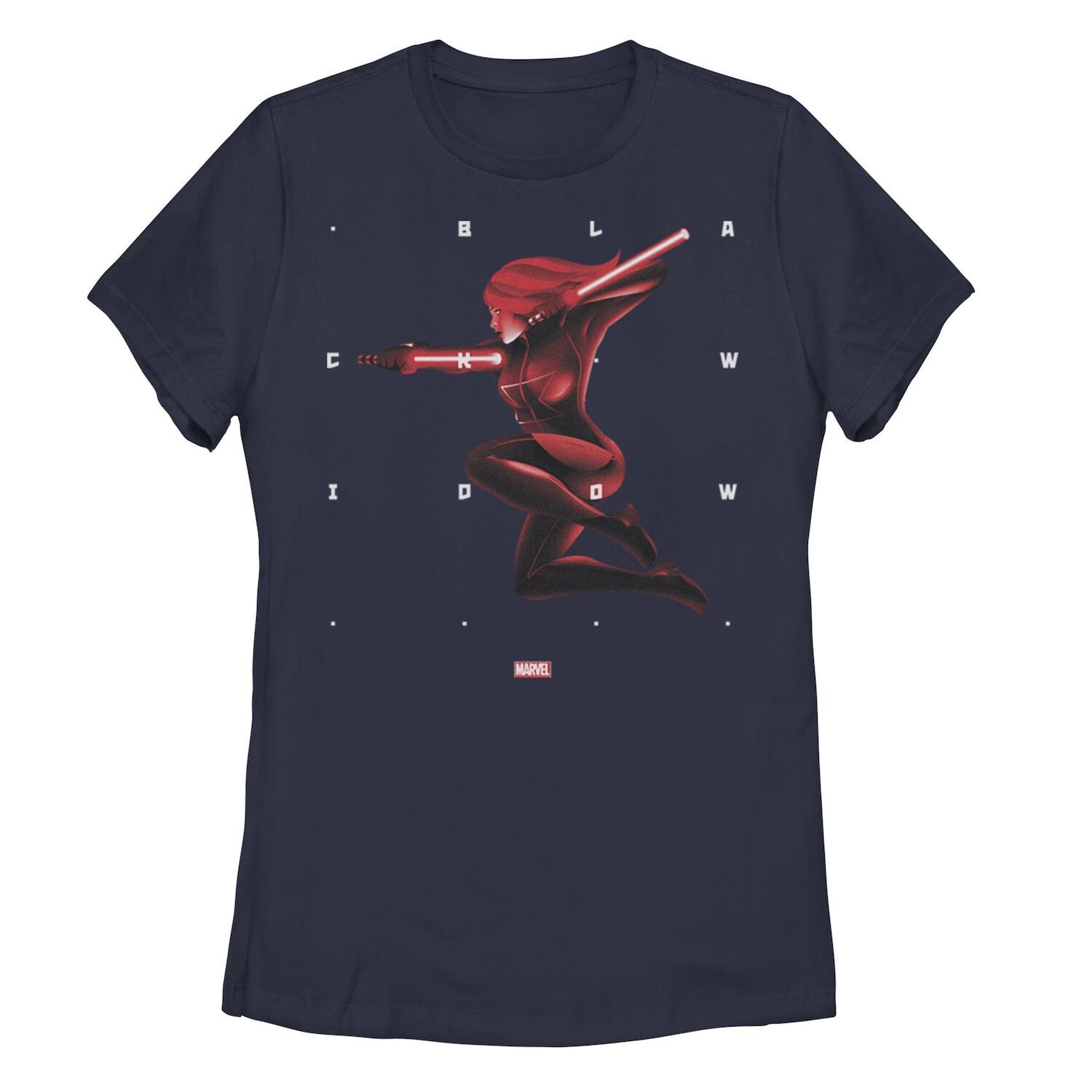 

Детская футболка Marvel Black Widow Halftone Word Stack с портретом Licensed Character
