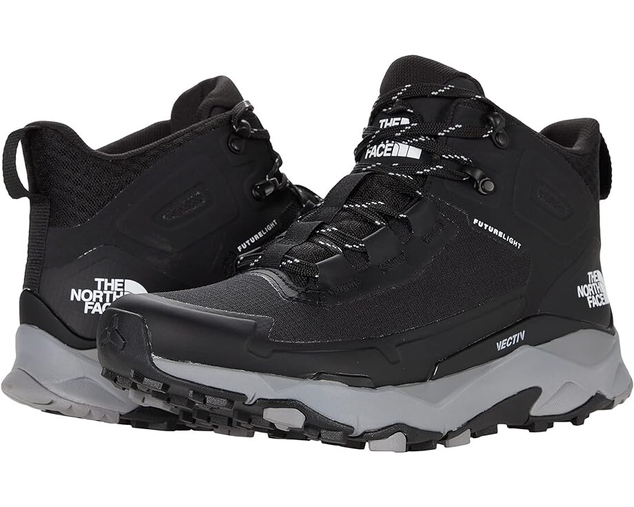 

Походные ботинки The North Face Vectiv Exploris Mid Futurelight, цвет TNF Black/Meld Grey