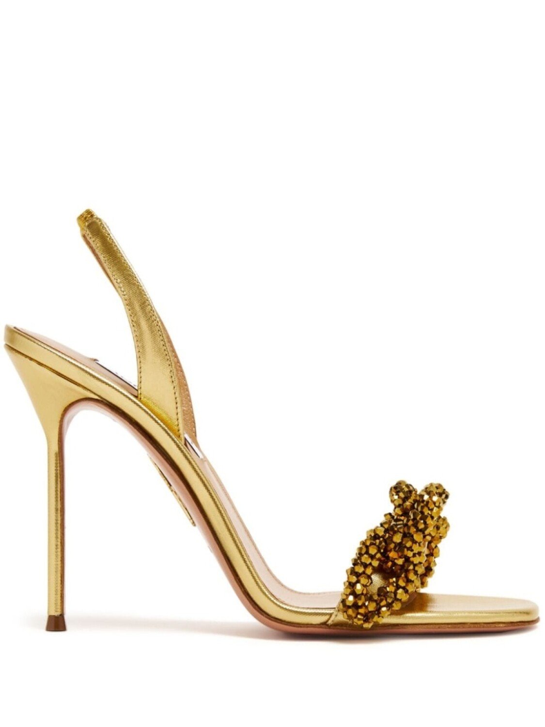 

Босоножки Chain of Love 105 Aquazzura, золотистый
