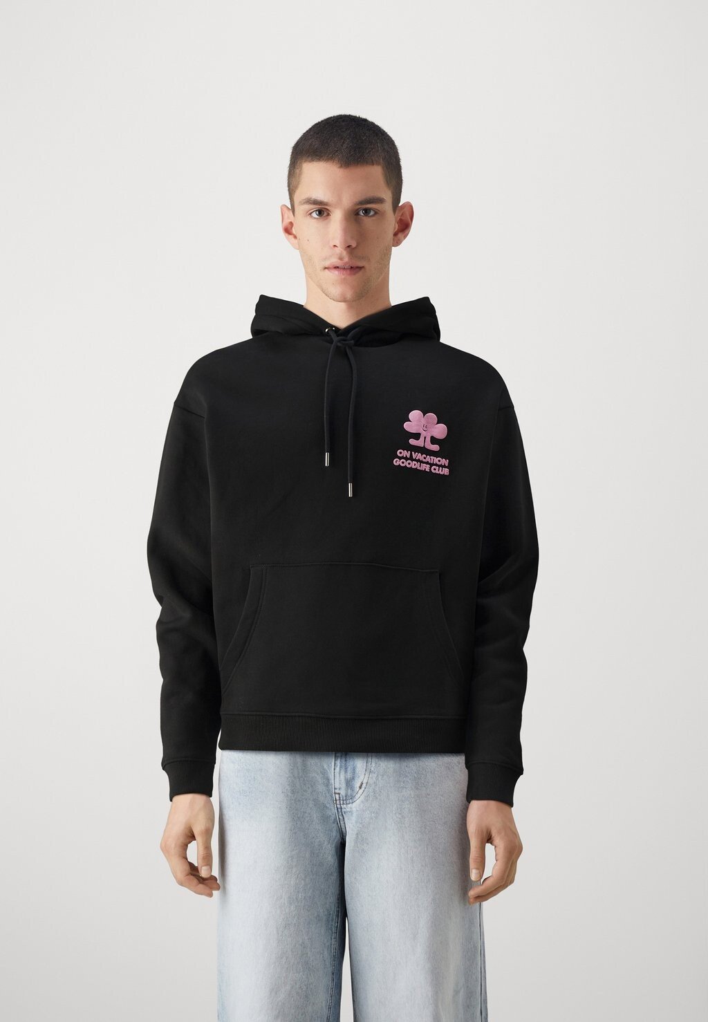 

Толстовка с капюшоном Goodlife Club Hoodie Unisex On Vacation, черный