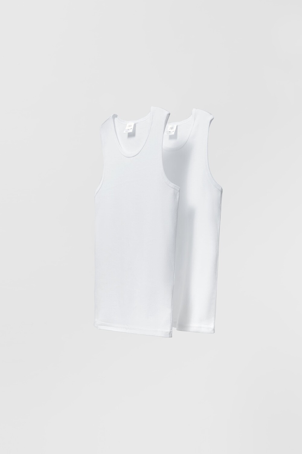 

Набор 2 базовых футболок Zara, белый
