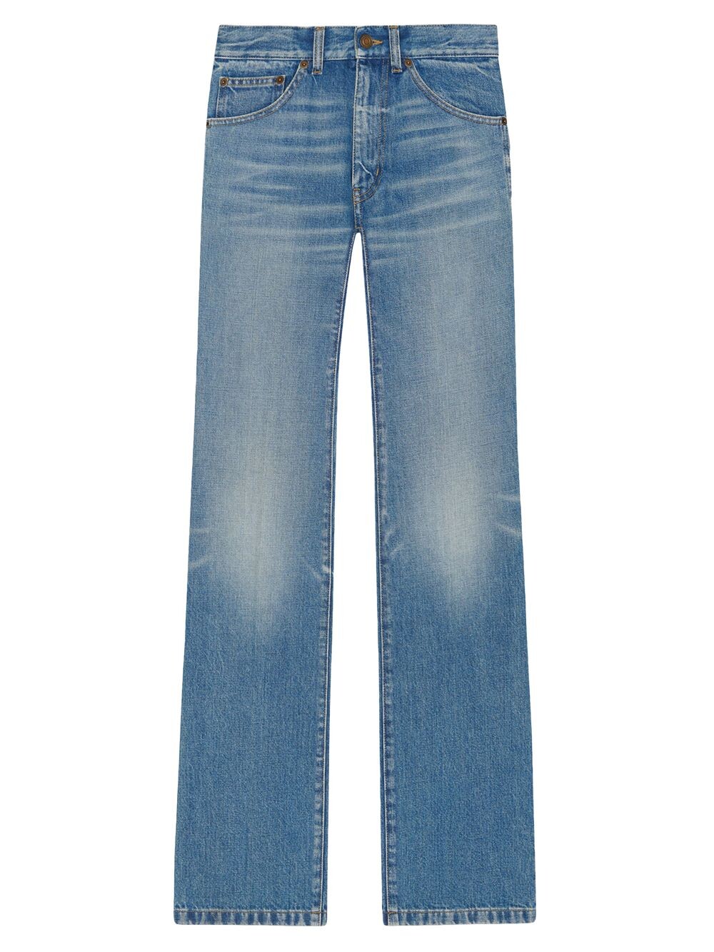 

Джинсы Clyde из синего денима Long Beach Saint Laurent, синий