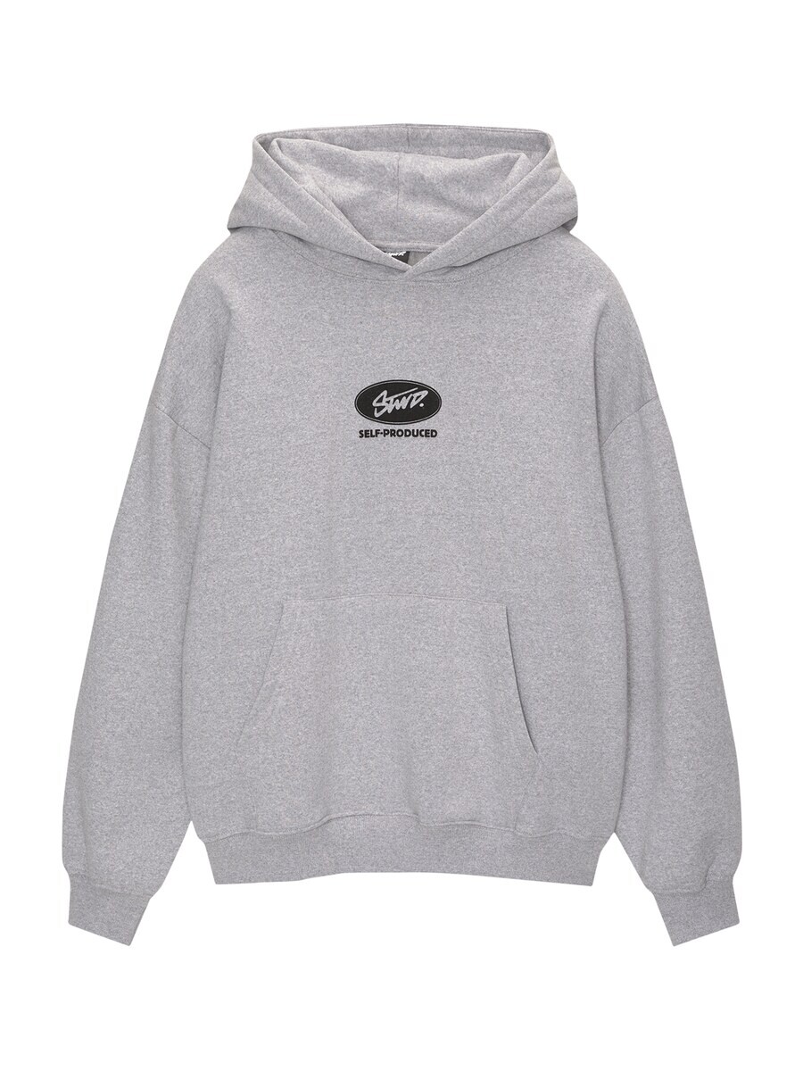 

Толстовка Pull&Bear, цвет mottled grey