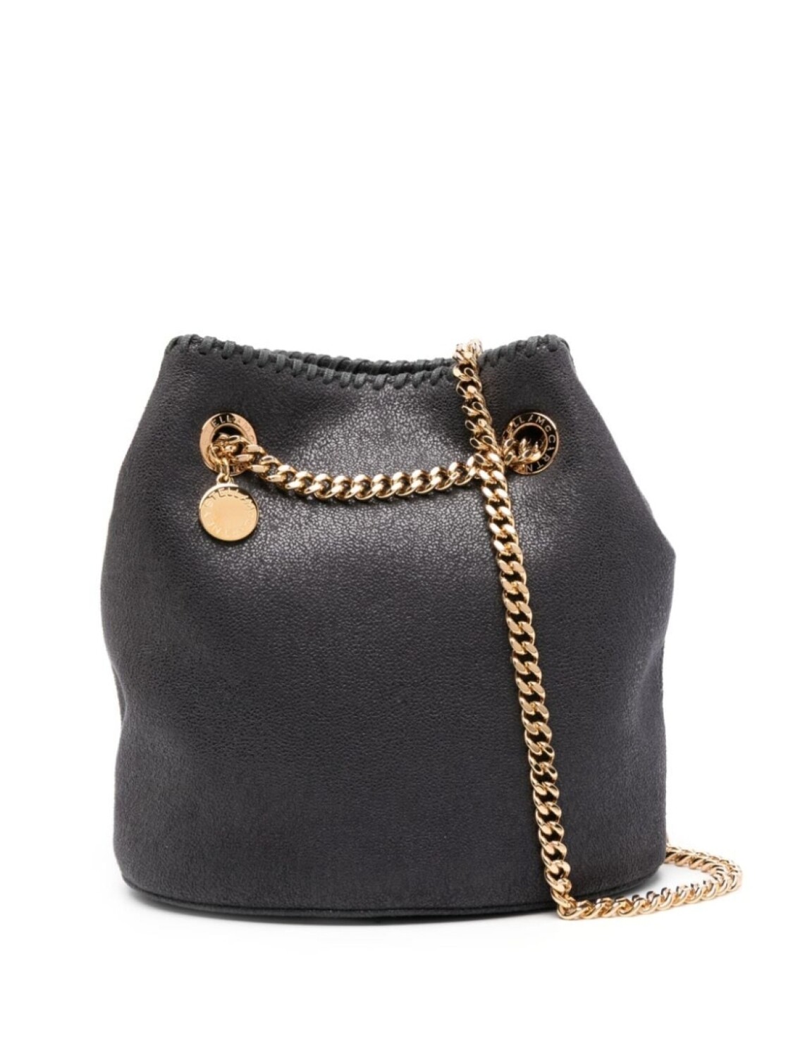 

Stella McCartney сумка-ведро Falabella с цепочкой, серый