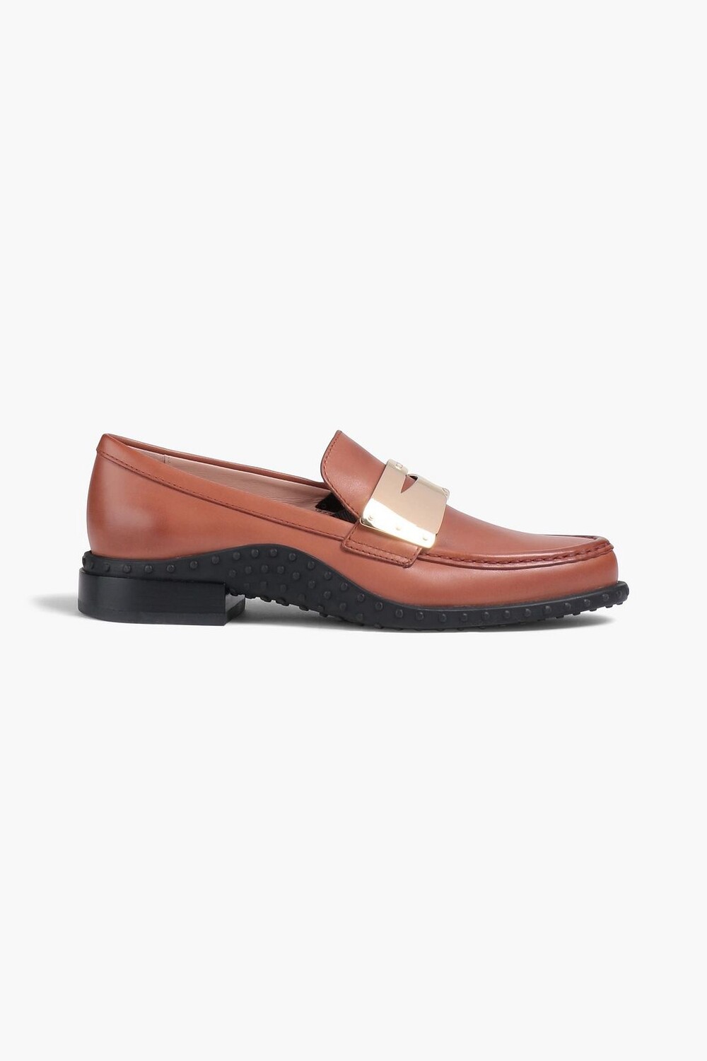 

Кожаные лоферы с украшением TOD'S, коричневый