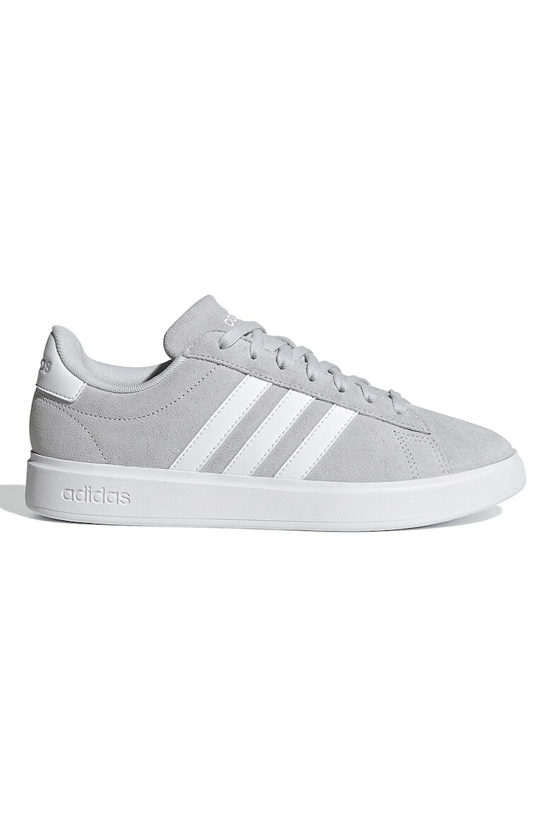 

Замшевые спортивные туфли Grand Court 2 0 с кожей Adidas Sportswear, белый