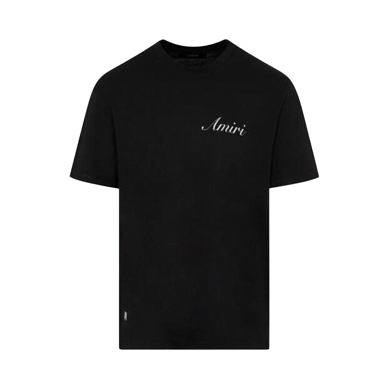

Футболка с логотипом Amiri Script, черная, Черный