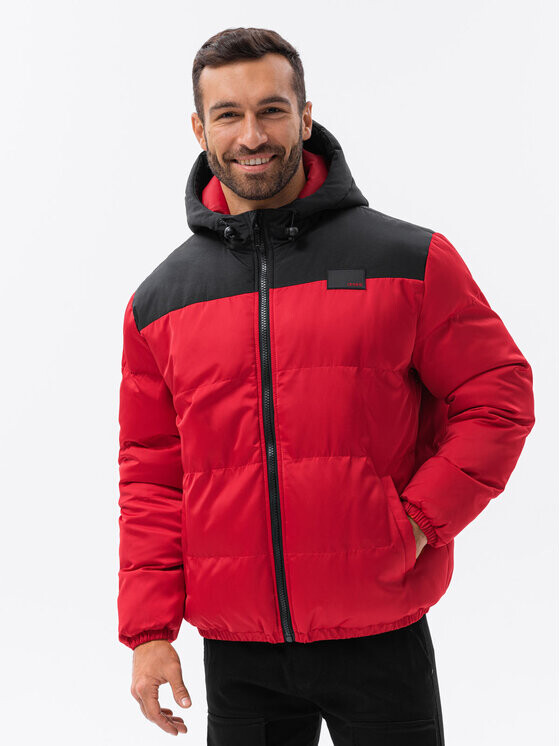 

Зимняя куртка regular fit Ombre, красный