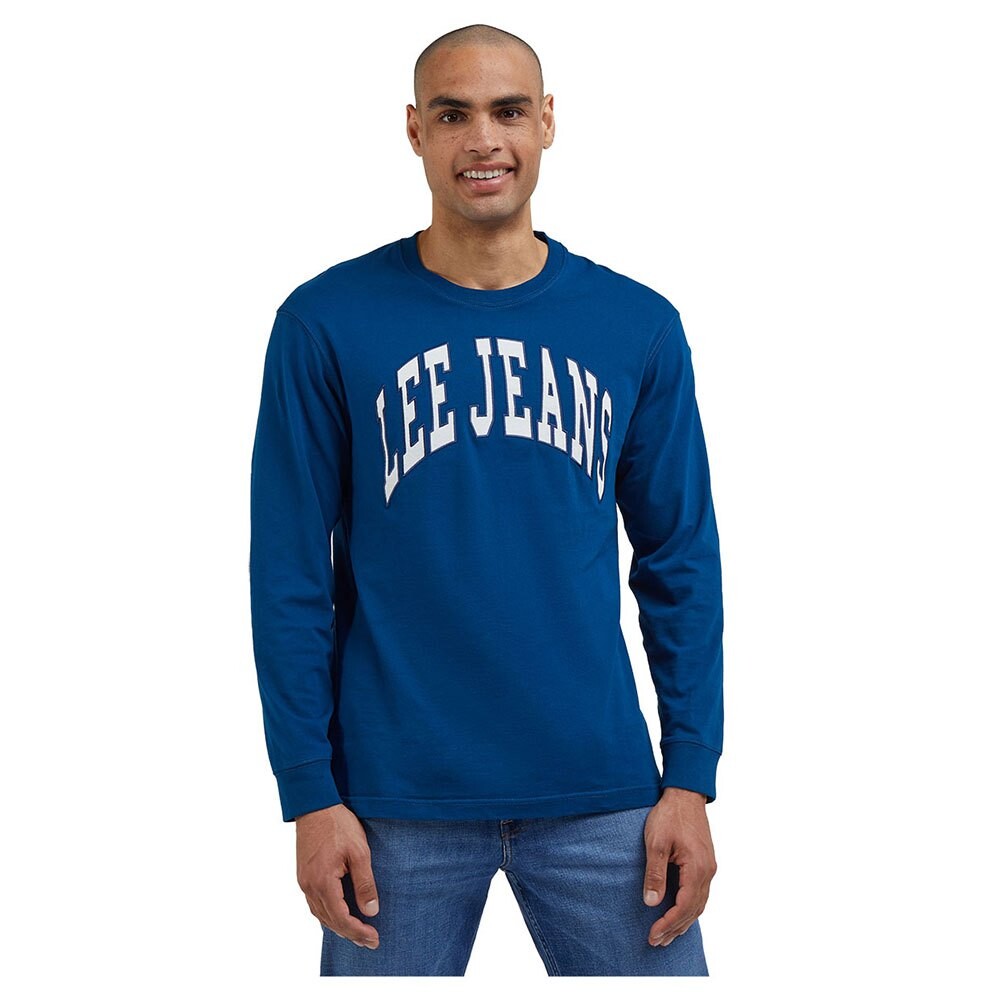 

Футболка с длинным рукавом Lee Ls Varsity Tee, синий