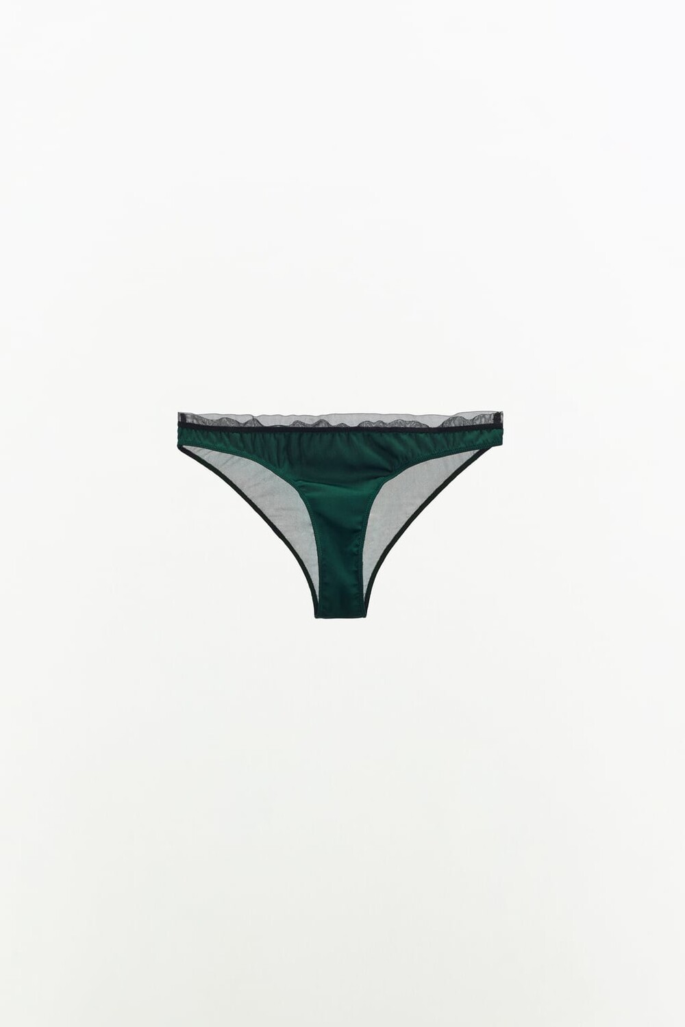 

Трусы из атласного тюля, ограниченная серия ZARA, черный