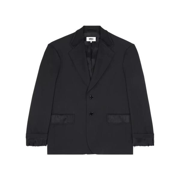 

Куртка blazer mit logostrickerei 900 black 900 black Maison Margiela, черный