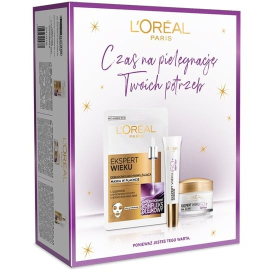 

Возраст Эксперт 60+, Подарочный набор косметики для лица, 3 шт. L'oreal Paris