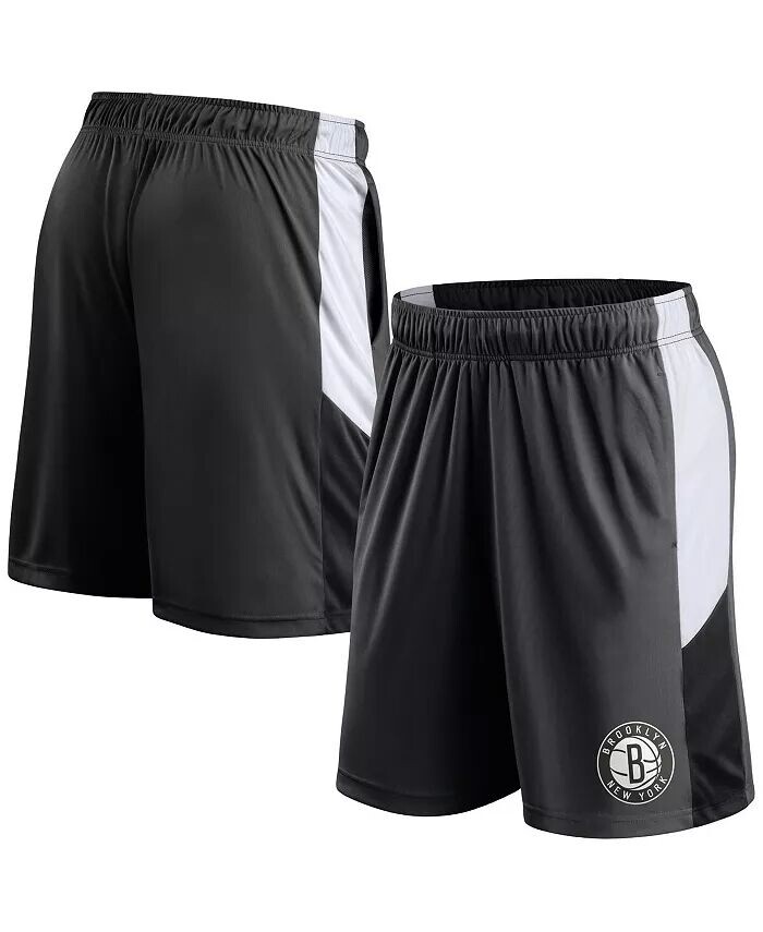 

Мужские черные шорты для тренировок Brooklyn Nets Fanatics, черный