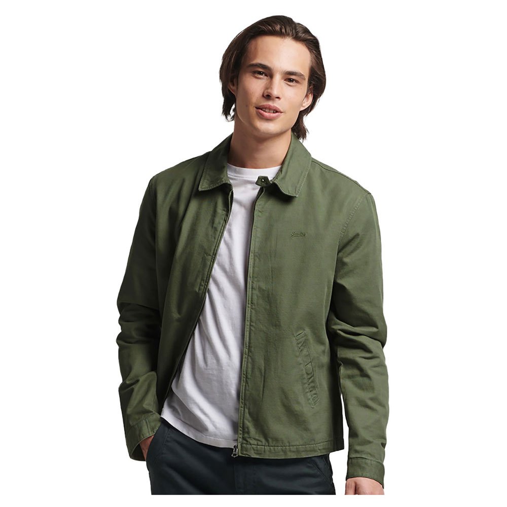 

Куртка Superdry Vintage Classic Harrington, зеленый