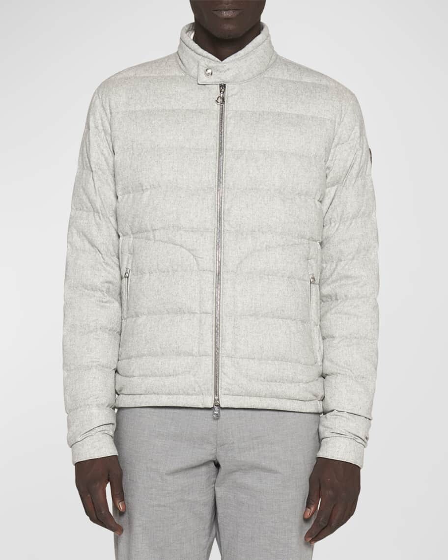 

Мужская пуховая вязаная куртка Acorus Moncler, Серый