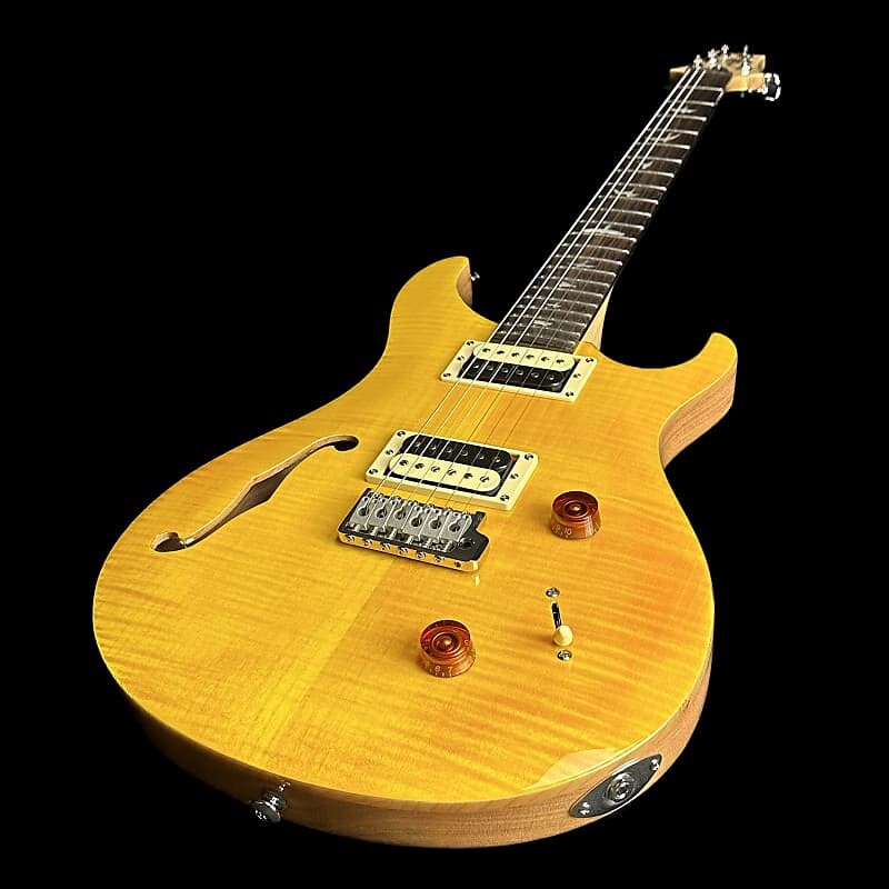 

Электрогитара PRS Paul Reed Smith SE Custom 22 Semi-Hollow Santana Yellow w/bag