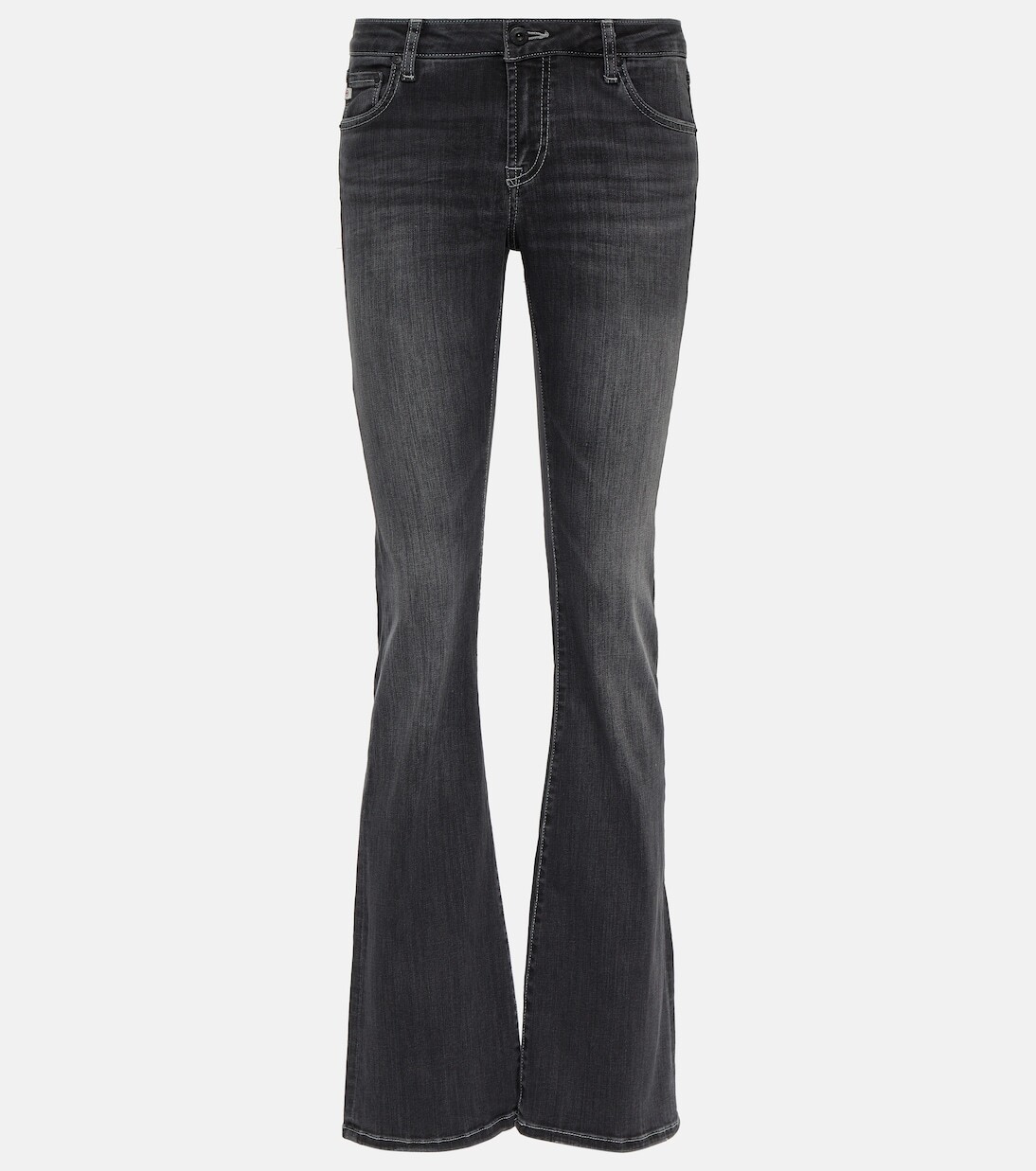 

Джинсы bootcut со средней посадкой Ag Jeans, серый