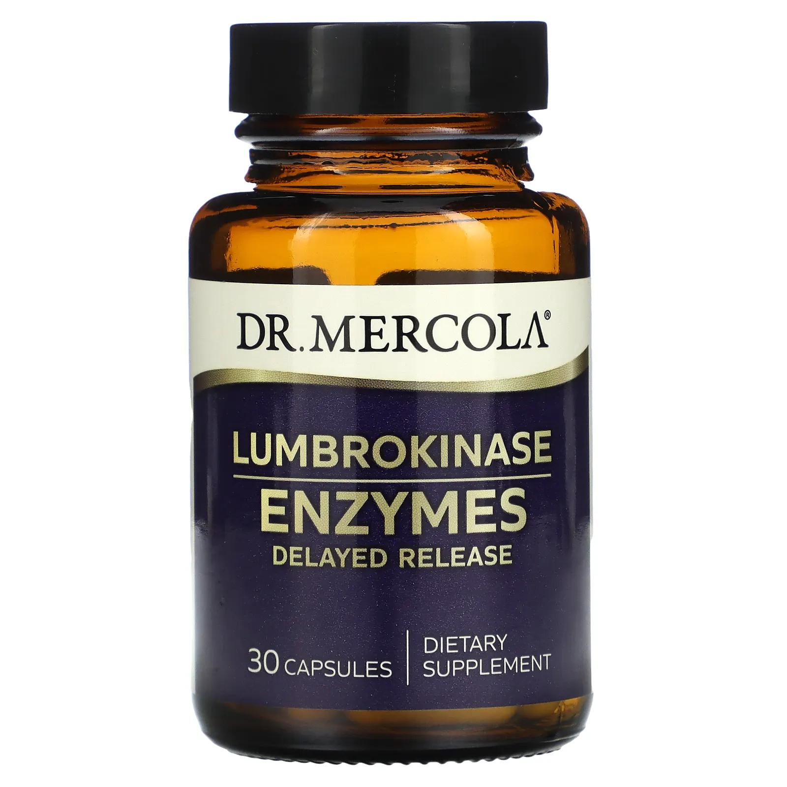 Dr. Mercola Lumbrokinase Enzymes 30 Capsules