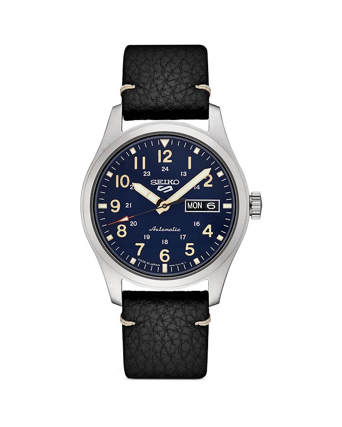 5 Спортивные часы, 39,4 мм Seiko Watch, синий