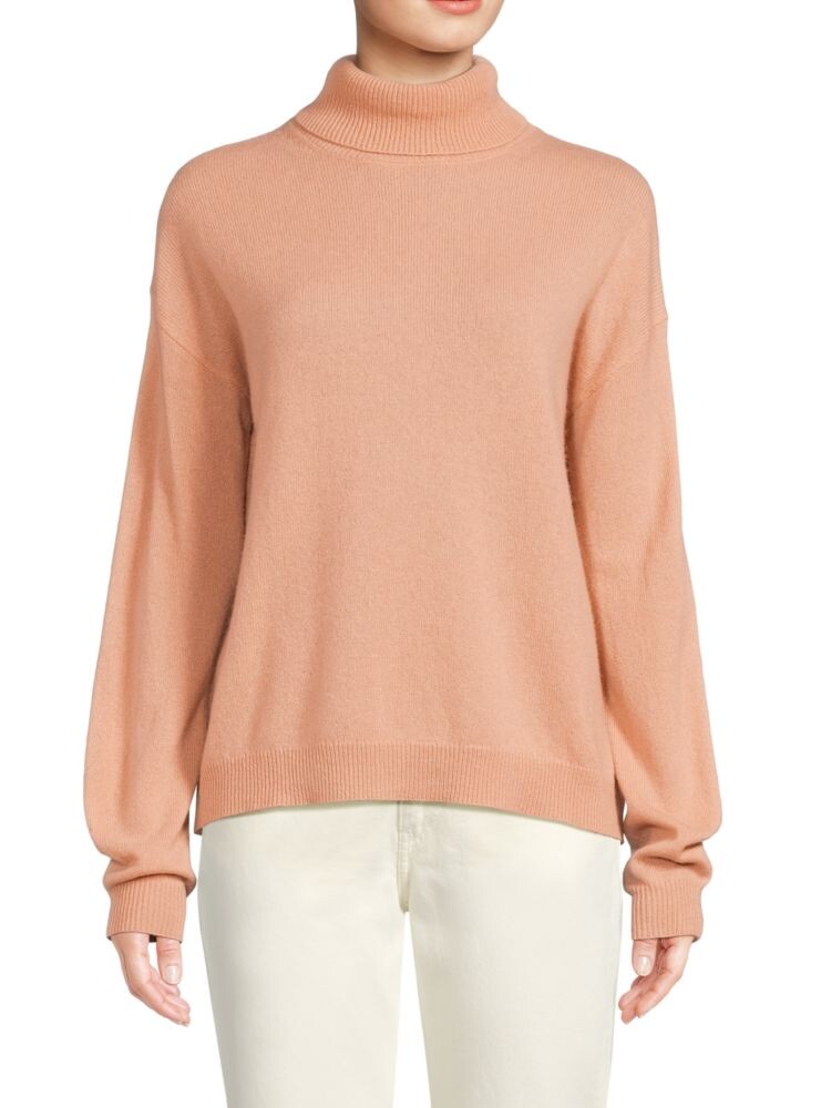 

Кашемировый свитер Ellie Mockneck Velvet, цвет Maple Brown