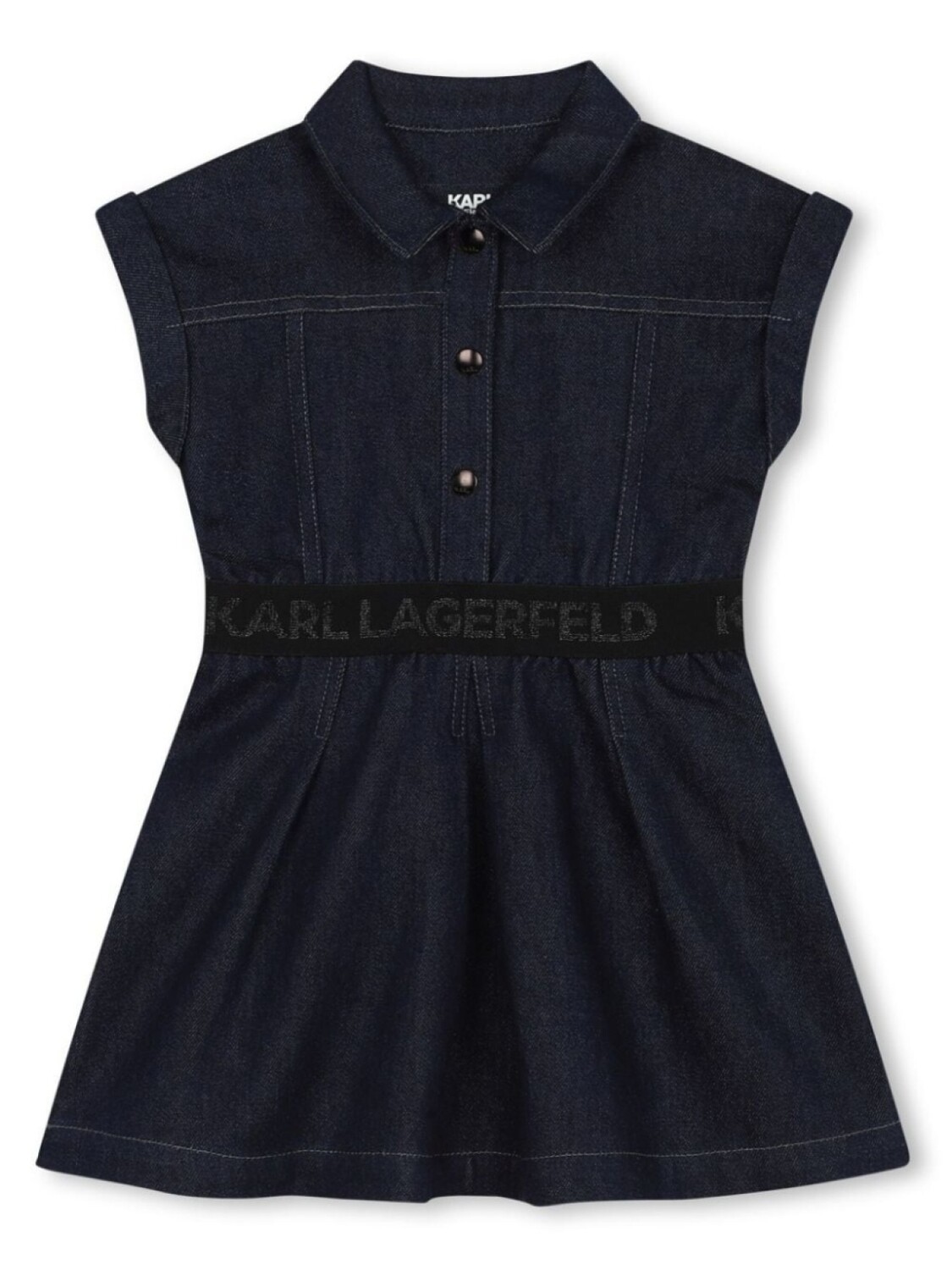 

Karl Lagerfeld Kids джинсовое джинсы с логотипом, синий