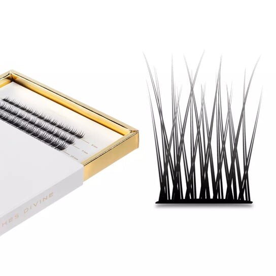 

Набор пучков ресниц для макияжа Master Box V-Lashes Divine 8-14 мм C-завиток Manybeauty, Many Lashes