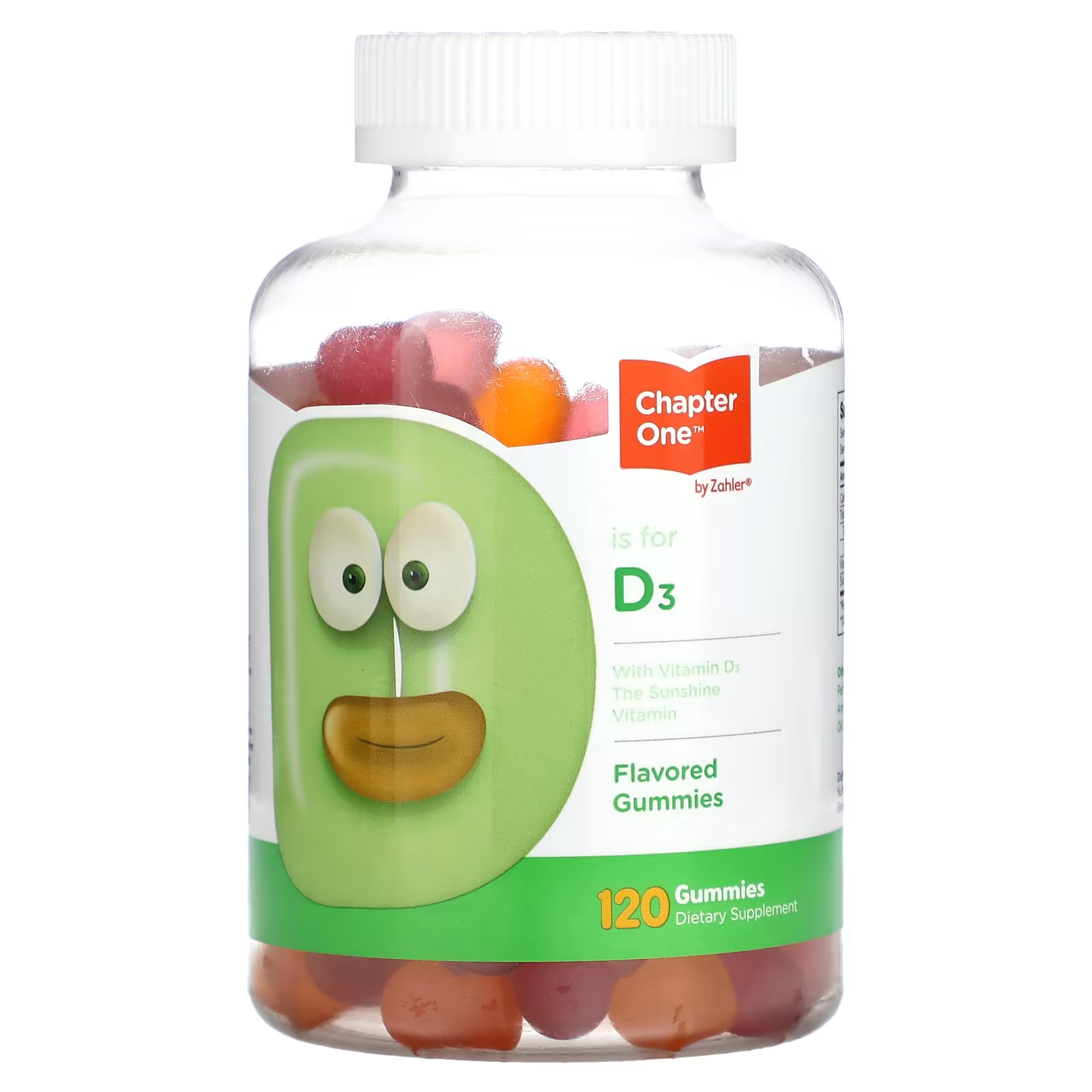 Пищевая добавка Chapter One со вкусом витамина D3, 120 жевательных конфет