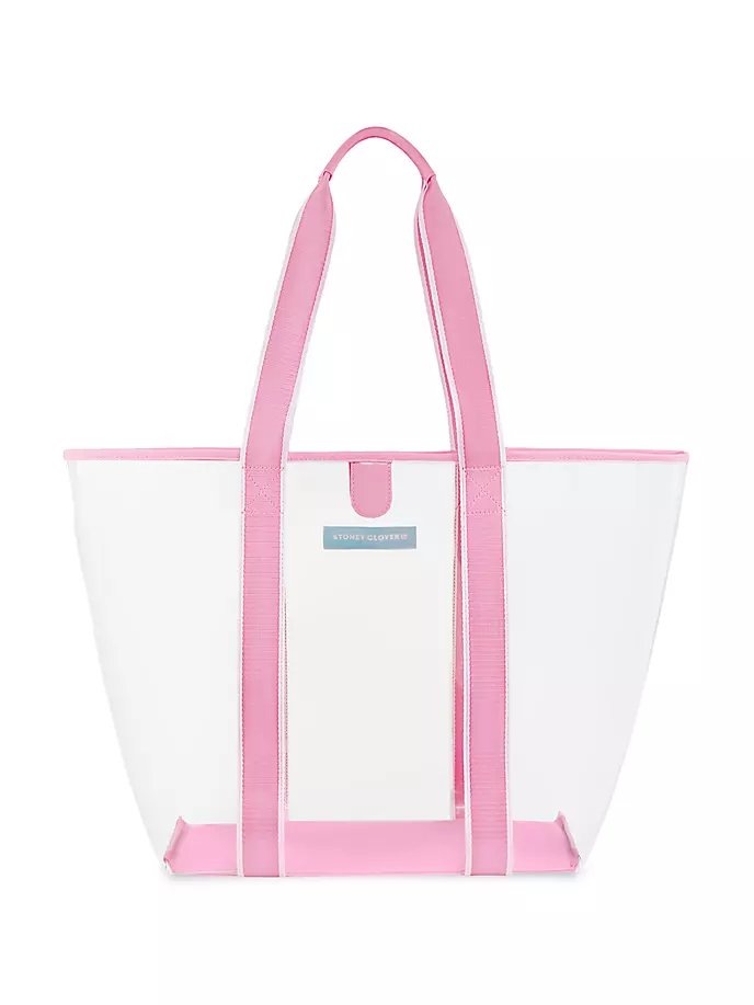 Яркая прозрачная сумка-тоут для рынка Stoney Clover Lane, розовый