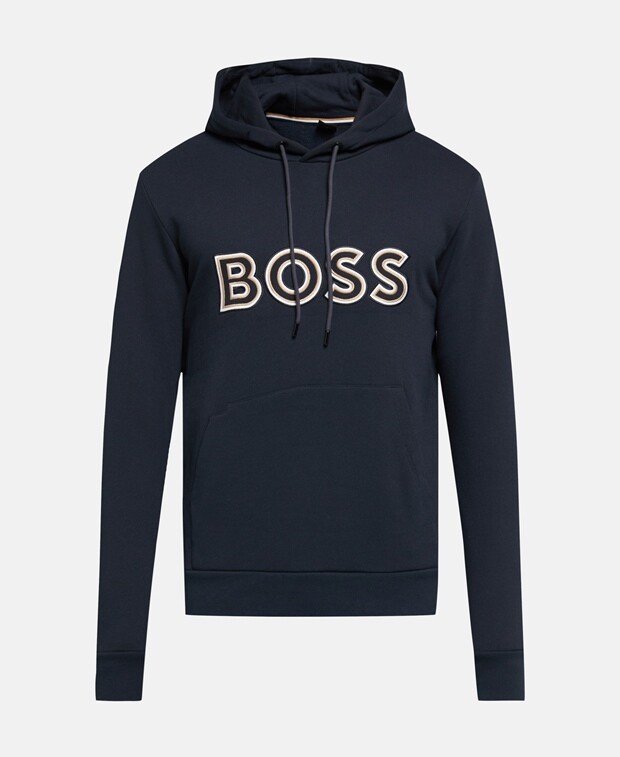 

Худи с капюшоном Boss Black, темно-синий