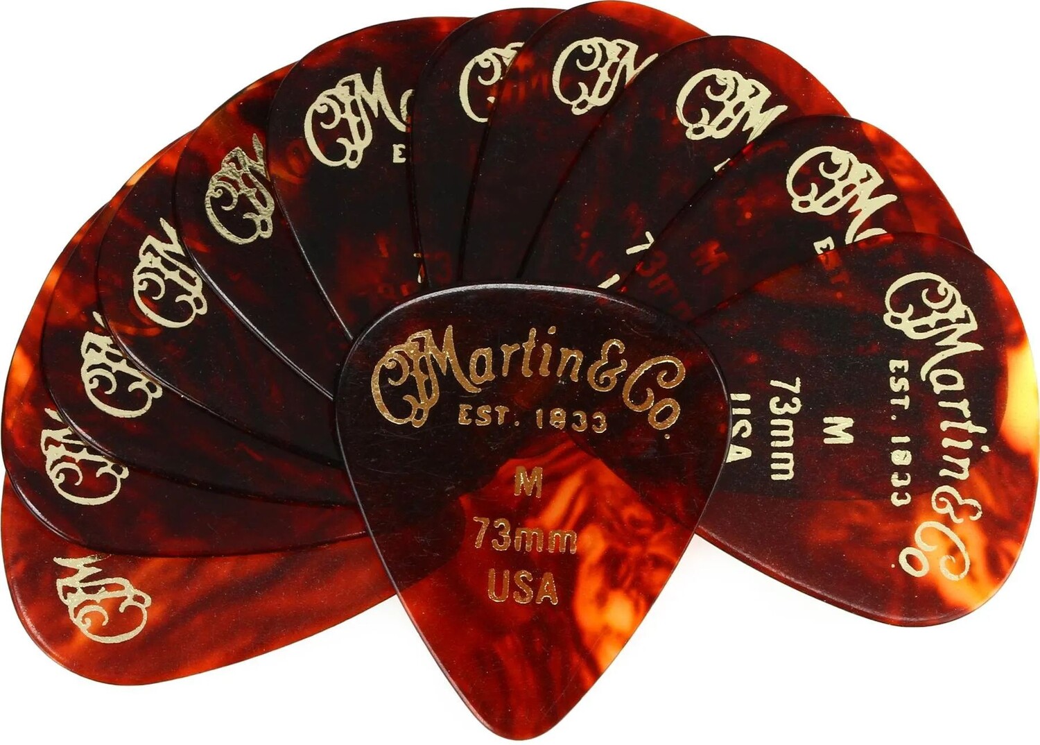 

Набор медиаторов Martin #1 Standard 351 — средний, 0,73 мм (12 шт.)