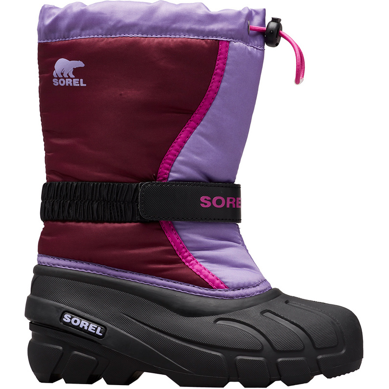 цена Детские зимние ботинки Flurry Sorel, фиолетовый