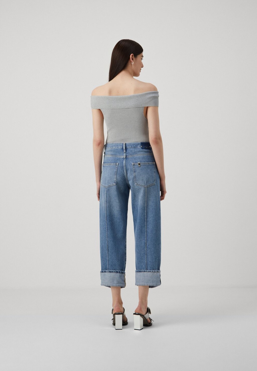 

Джинсы-сигареты CROPPED LIU JO, цвет Denim Blue Notorius