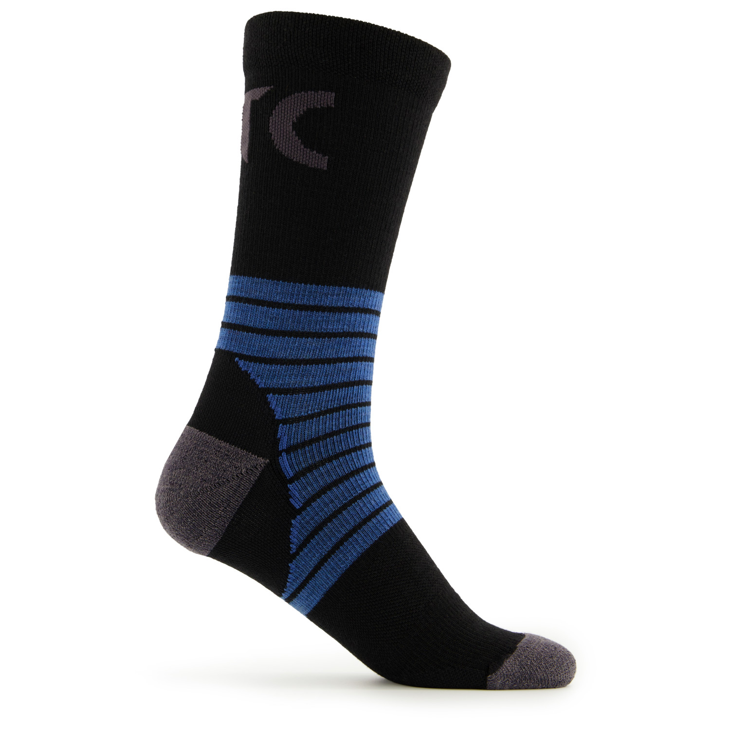 Велосипедные носки Stoic Merino MTB Socks, цвет Black/Blue Jeans