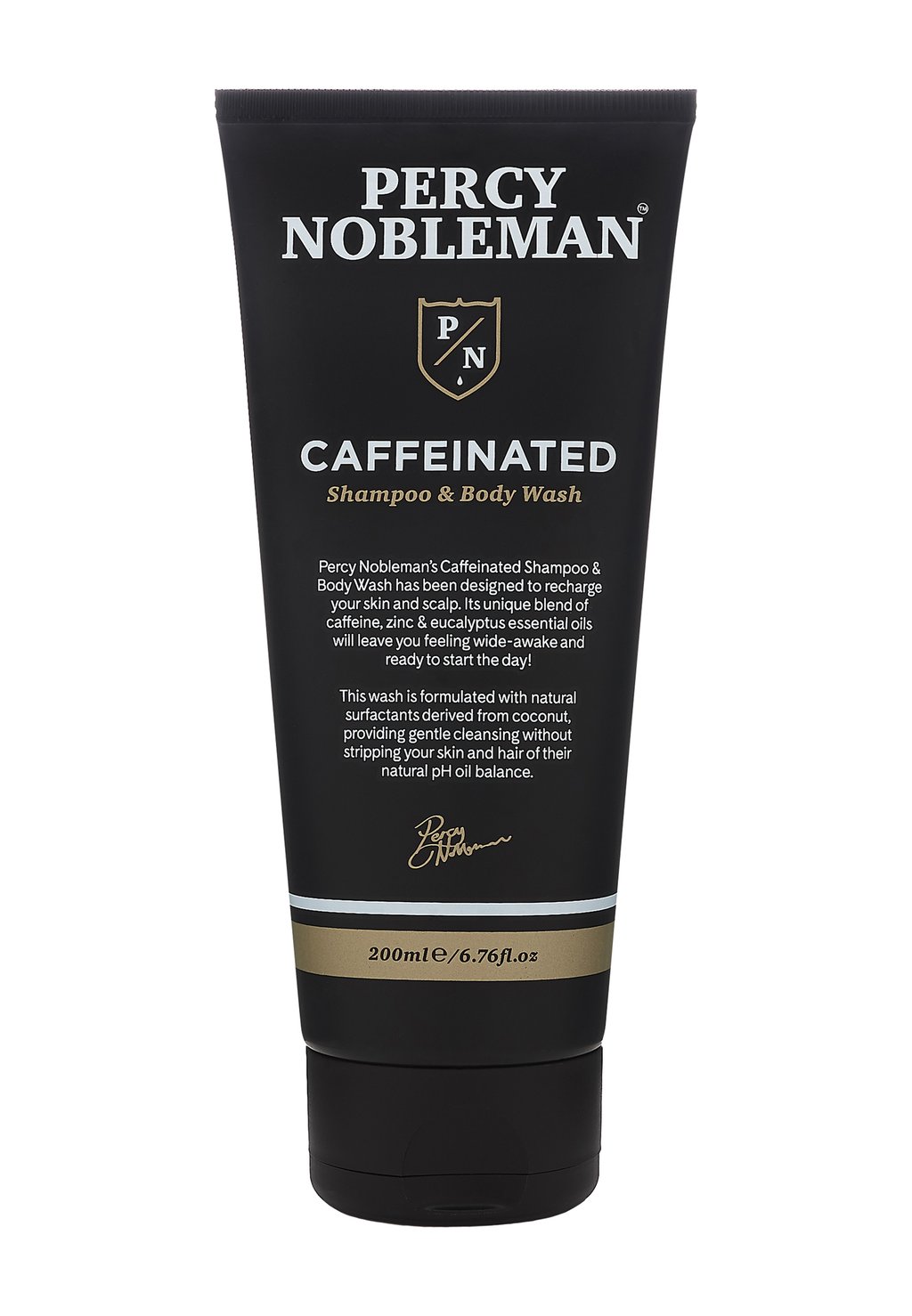 Шампунь CAFFEINATED SHAMPOO & BODY WASH Percy Nobleman