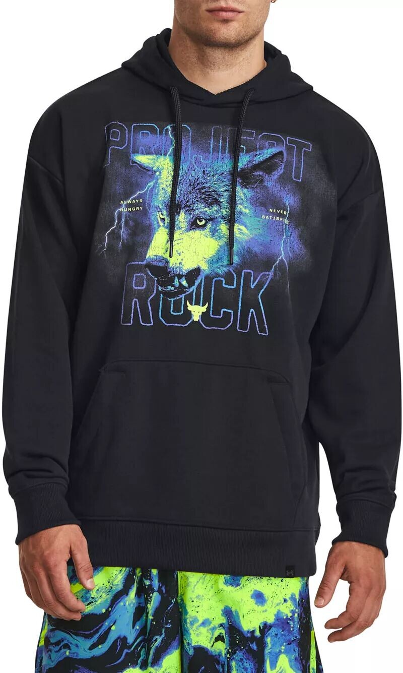 

Мужская худи Under Armour Project Rock Heavyweight Terry, черный
