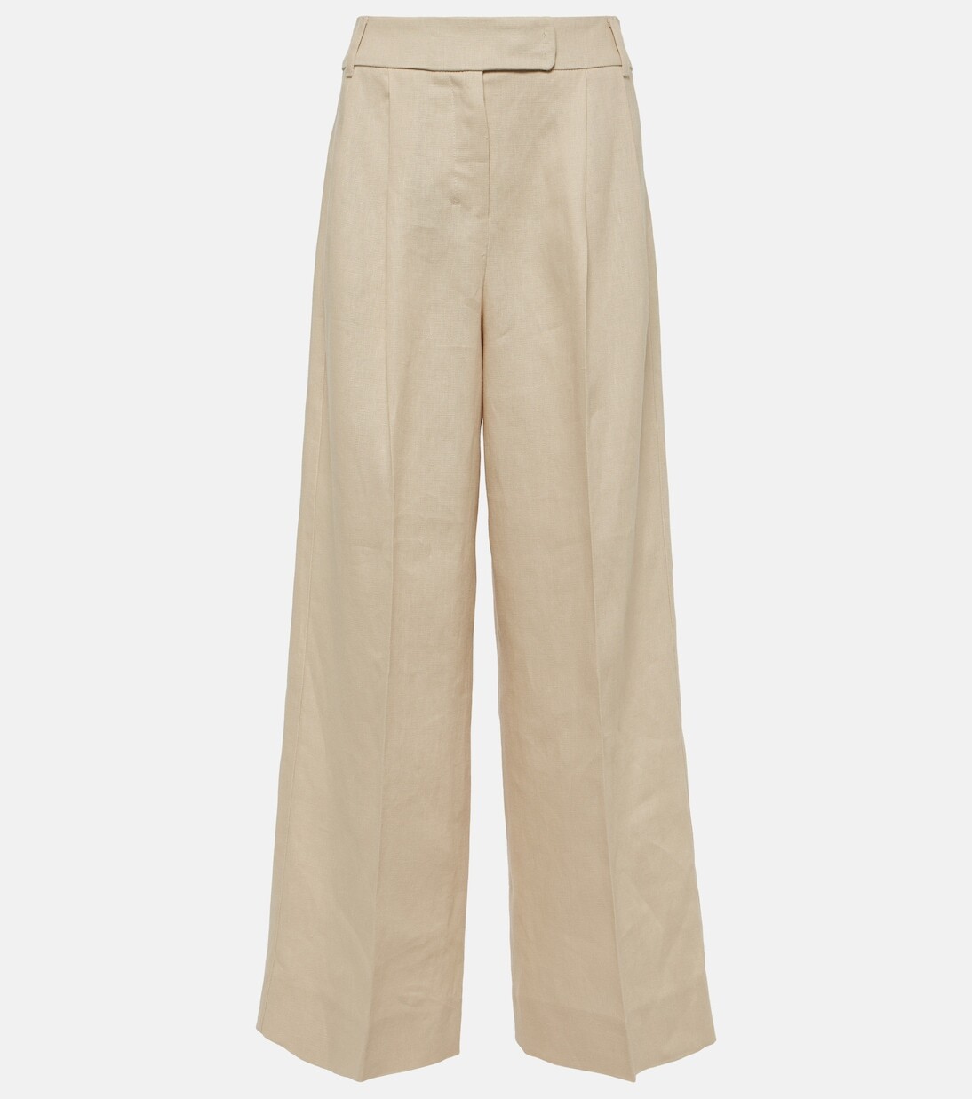 

Широкие льняные брюки lira 'S Max Mara, бежевый